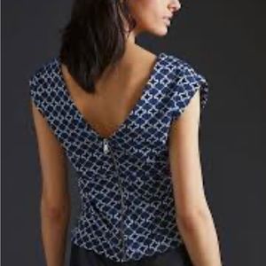 NWT Maeve Jacquard Top